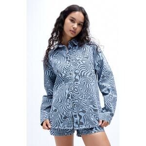 NWT Ragged Priest Ragged Jeans Zane Long Sleeve Shirt